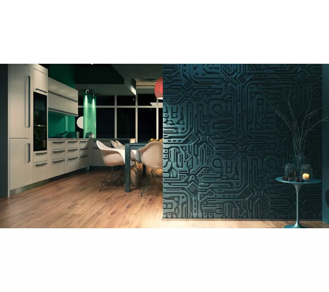 Панель гипсовая 3D ARTPOLE EX-MACHINA A /B, Внешний вид: Рисунок А, изображение 2