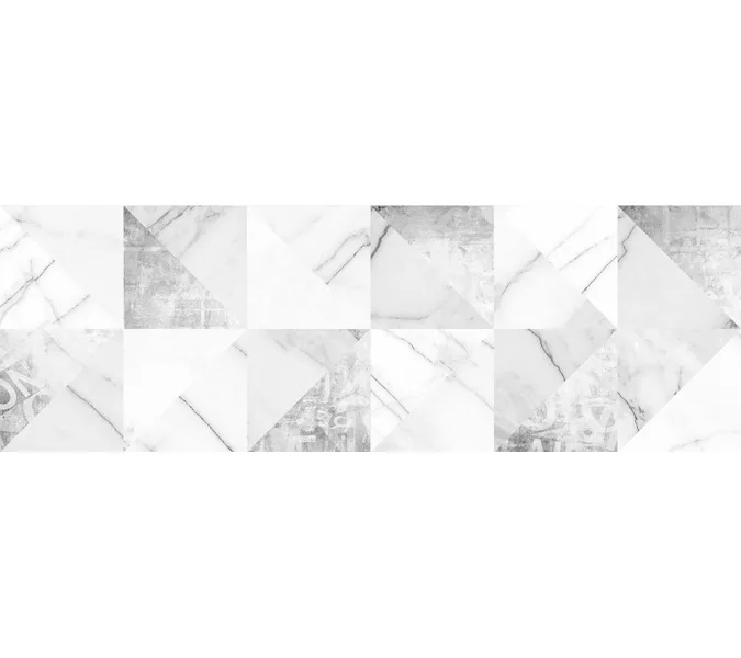 Плитка облицовочная  Pulse_GT  60*20 геометрия, Выбрать цвет: Белый геометрия, Выбрать размер: 60х20