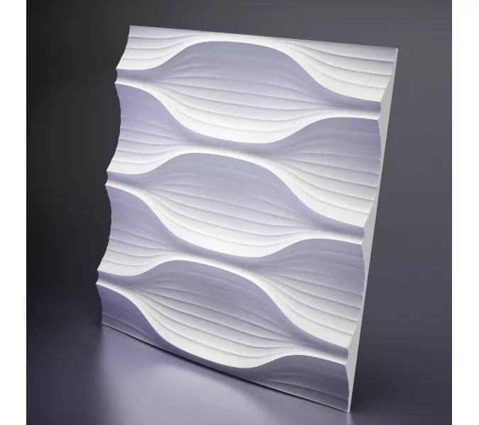 Панель гипсовая 3D ARTPOLE BLADE + platinum (глянец/мат), Внешний вид: Классика