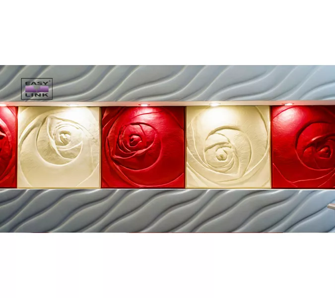 Панель гипсовая 3D ARTPOLE Rose Пятый элемент, изображение 2