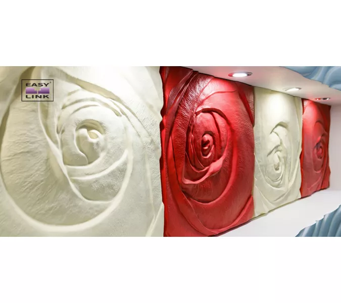 Панель гипсовая 3D ARTPOLE Rose Пятый элемент, изображение 6