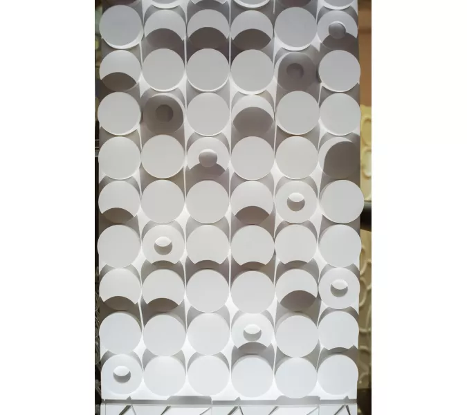 Панель гипсовая 3D ARTPOLE DISK-10/20/30/40/50/zero, Выбрать размер: 10мм, изображение 3