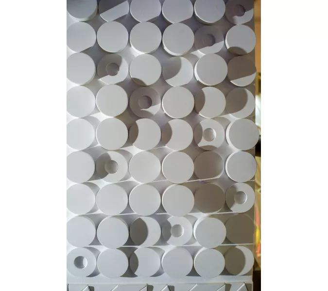 Панель гипсовая 3D ARTPOLE DISK-10/20/30/40/50/zero, Выбрать размер: 10мм, изображение 4