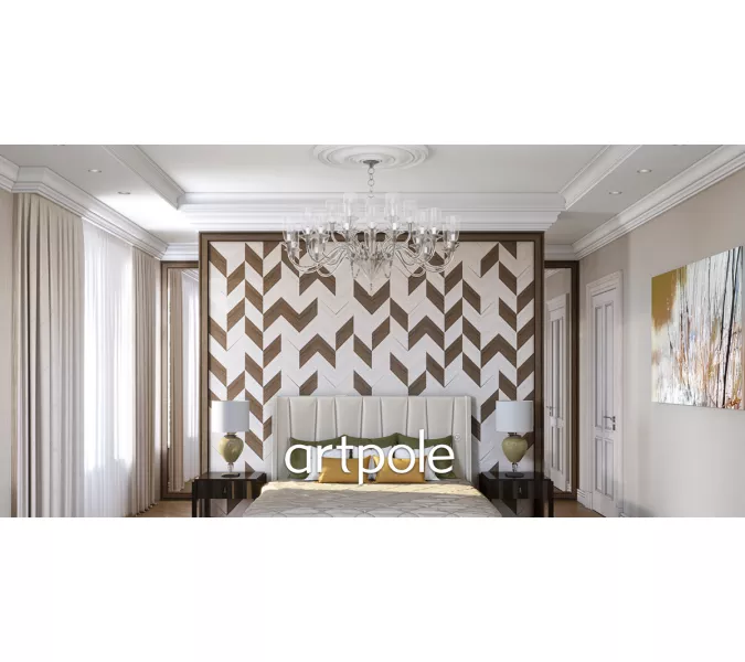 Панель гипсовая 3D ARTPOLE  KOLOS 1/2, Внешний вид: Модель 1, изображение 4