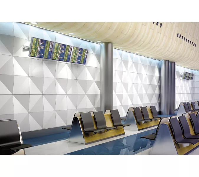 Панель гипсовая 3D ARTPOLE ROMB, изображение 2