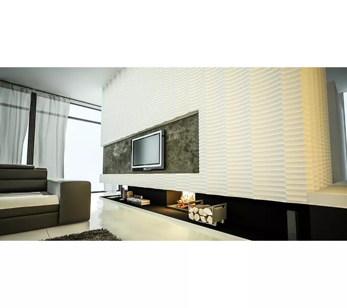 Панель гипсовая 3D ARTPOLE RUFFLE, изображение 3