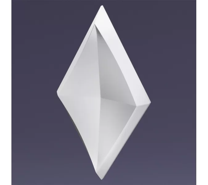 Панель гипсовая 3D ARTPOLE ROMBUS/глянец/мат, Внешний вид: Классика