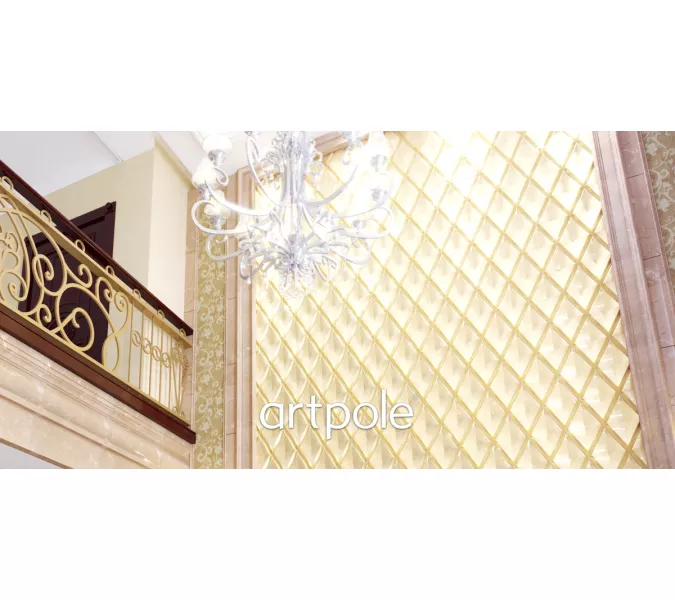 Панель гипсовая 3D ARTPOLE ROMBUS/глянец/мат, Внешний вид: Классика, изображение 5