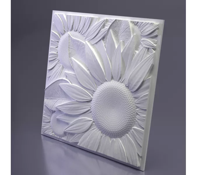 Панель гипсовая 3D ARTPOLE Sunflower