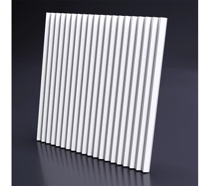 Панель гипсовая 3D ARTPOLE ZIGZAG + ( LED ), Внешний вид: Классика