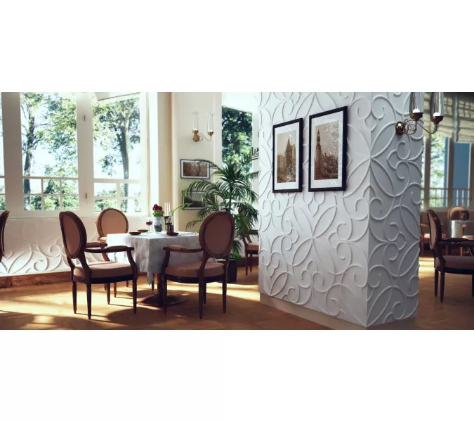 Панель гипсовая 3D ARTPOLE ZAFIRA, изображение 3