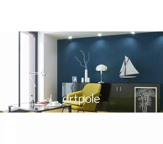 Панель гипсовая 3D ARTPOLE ZIGZAG + ( LED ), Внешний вид: Классика, изображение 6