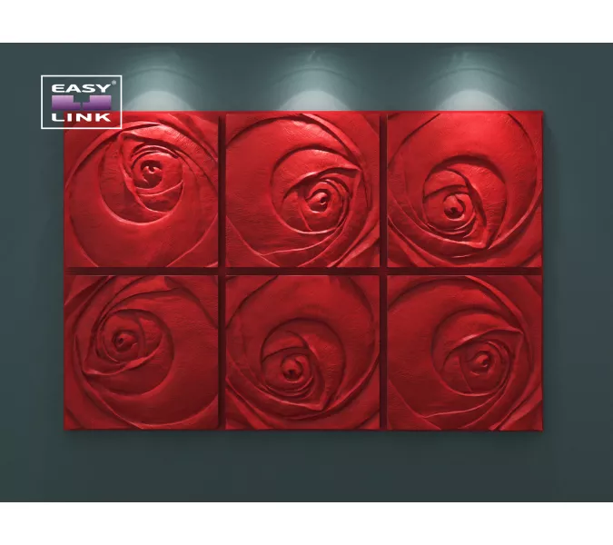 Панель гипсовая 3D ARTPOLE Rose Пятый элемент, изображение 4