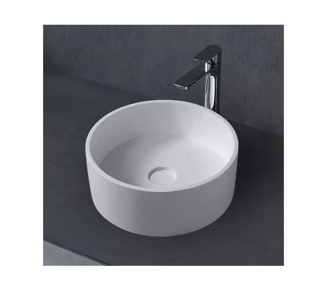 Раковина накладная ABBER Stein AS2612 белая матовая