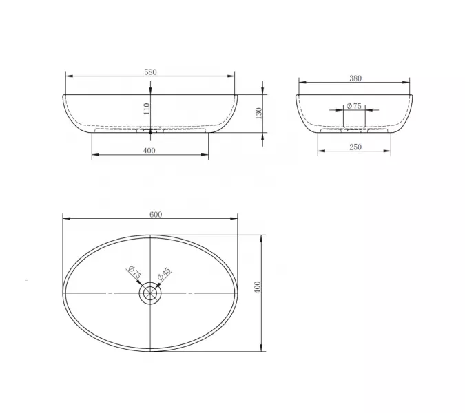 Раковина накладная прозрачная ABBER Kristall AT2801Emerald зеленая, Выбрать цвет: Зеленый, изображение 5