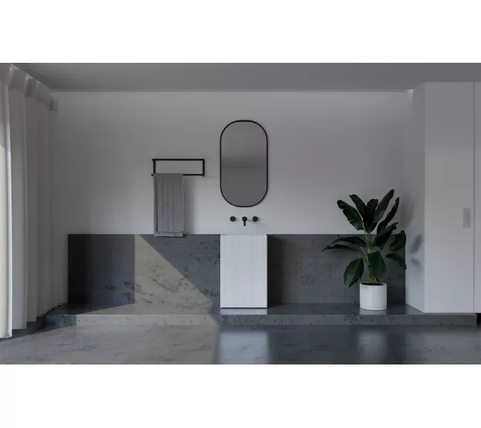 Раковина отдельностоящая ABBER Stein AS2503-H белая матовая, изображение 4