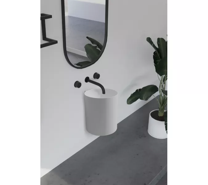 Раковина подвесная ABBER Stein AS2624 белая матовая, изображение 4