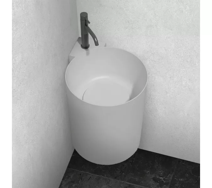 Раковина подвесная ABBER Stein AS2625 белая матовая