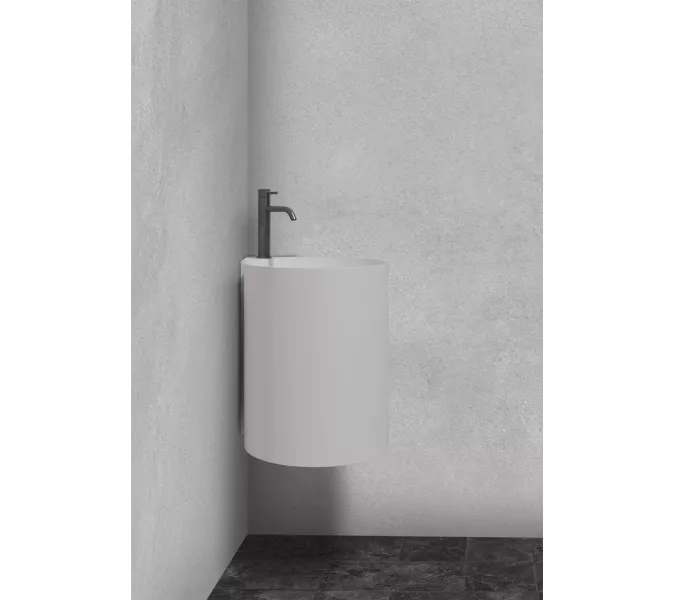 Раковина подвесная ABBER Stein AS2625 белая матовая, изображение 3