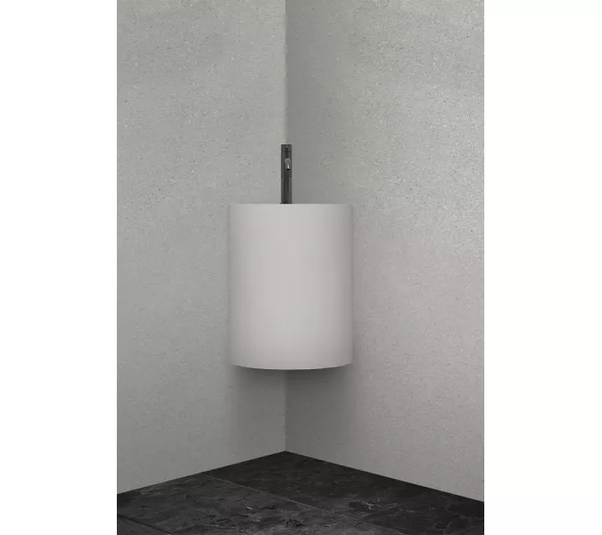 Раковина подвесная ABBER Stein AS2625 белая матовая, изображение 4