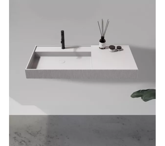 Раковина подвесная ABBER Stein AS2628 белая матовая, изображение 3