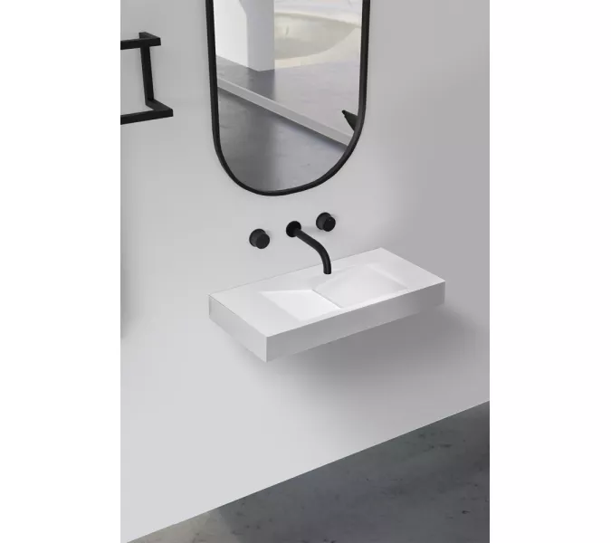 Раковина подвесная ABBER Stein AS2641 белая матовая, изображение 2