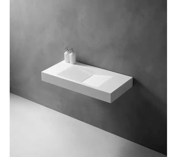 Раковина подвесная ABBER Stein AS2641 белая матовая, изображение 3