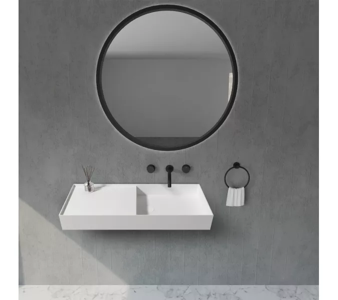 Раковина подвесная ABBER Stein AS2648 белая матовая, изображение 4