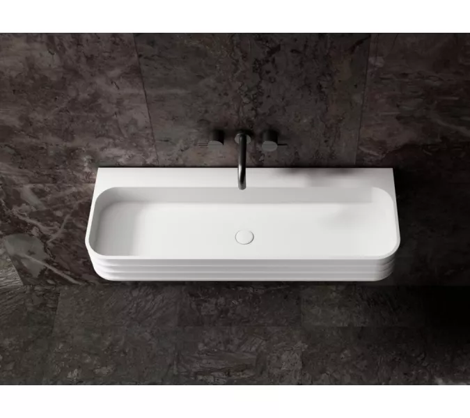 Раковина подвесная ABBER Stein AS2651-0.8 белая матовая, изображение 2