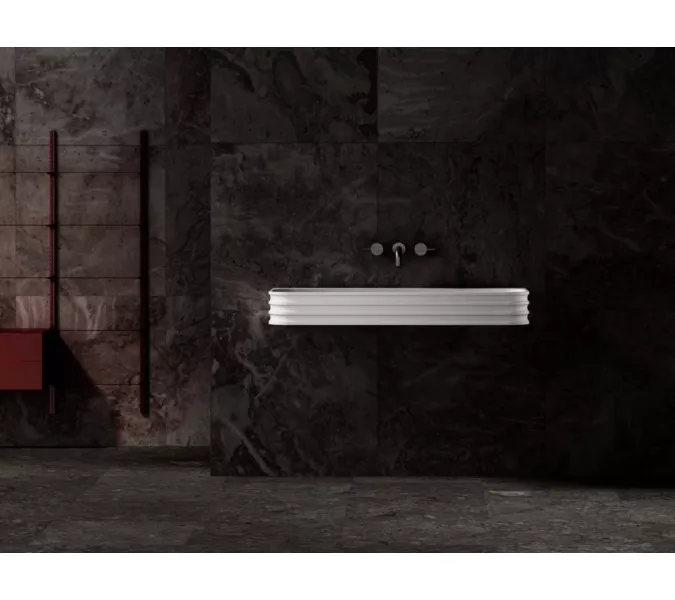 Раковина подвесная ABBER Stein AS2651-0.8 белая матовая, изображение 3