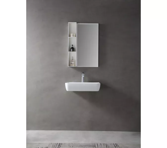 Раковина подвесная ABBER Stein AS2654 белая матовая, изображение 3