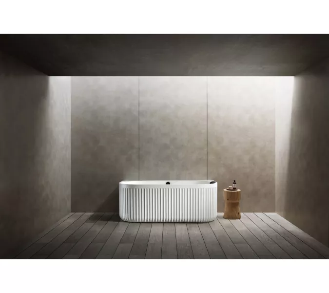 Ванна из искусственного камня ABBER Leipzig 170х80 белая матовая, Выбрать цвет: Белая, изображение 9