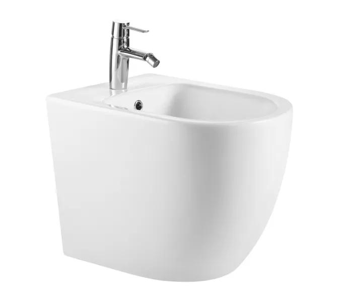 Биде ABBER Bequem AC1152 приставное белое