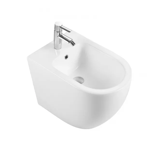 Биде ABBER Bequem AC1152 приставное белое, изображение 5