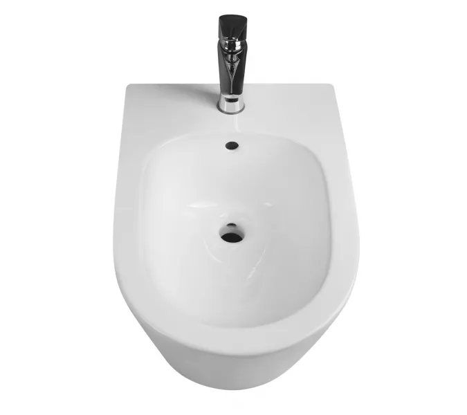 Биде ABBER Bequem AC1152 приставное белое, изображение 6