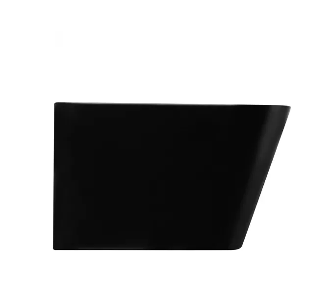 Биде ABBER Rechteck AC1250MB подвесное черное матовое, Выбрать цвет: Черный матовый, изображение 6