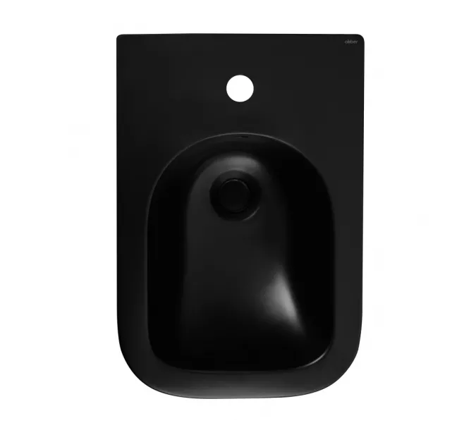 Биде ABBER Rechteck AC1250MB подвесное черное матовое, Выбрать цвет: Черный матовый, изображение 7