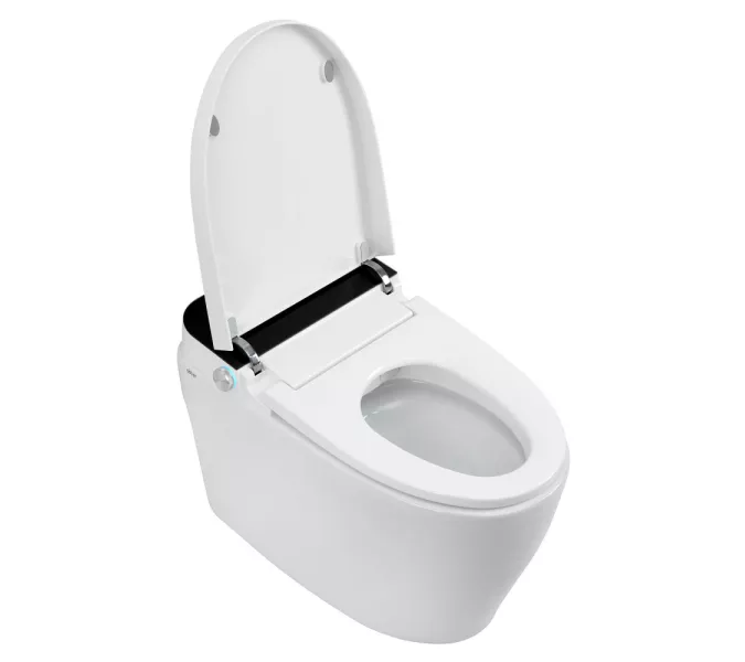 Электронный унитаз-биде ABBER Bequem AC1116S приставной белый, изображение 9