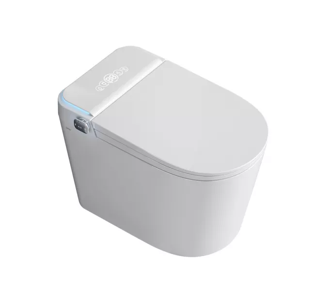 Электронный унитаз-биде ABBER Bequem AC1117S приставной белый, изображение 7