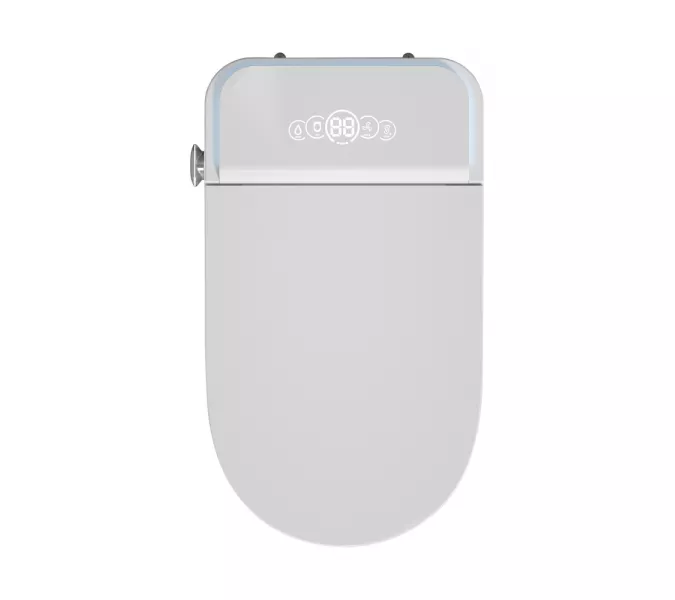 Электронный унитаз-биде ABBER Bequem AC1117S приставной белый, изображение 9