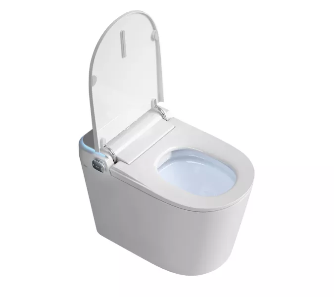 Электронный унитаз-биде ABBER Bequem AC1117S приставной белый, изображение 11