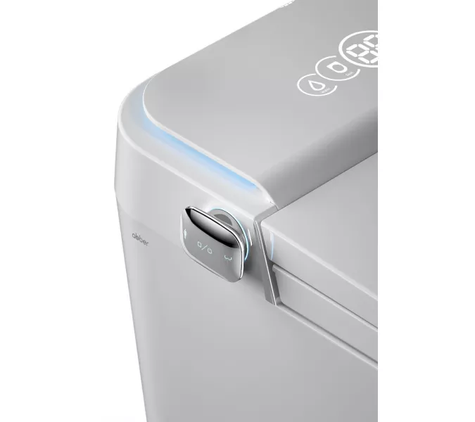 Электронный унитаз-биде ABBER Bequem AC1117S приставной белый, изображение 6