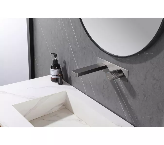 Смеситель ABBER Rund AF8712NG для раковины скрытого монтажа, никель, Выбрать цвет: Никель, изображение 2