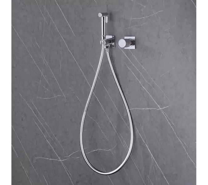 Смеситель ABBER Rund AF8725 с гигиеническим душем, хром, Выбрать цвет: Хром, изображение 3