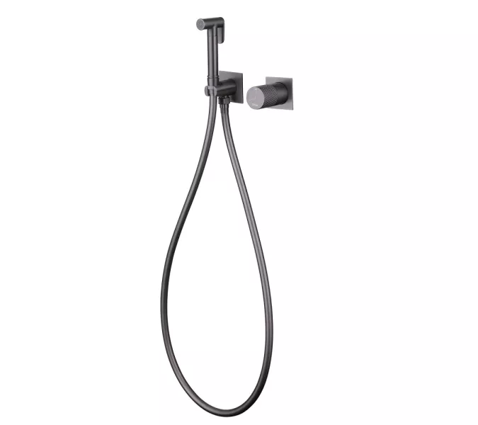 Смеситель ABBER Rund AF8725NG с гигиеническим душем, никель, Выбрать цвет: Никель, изображение 2