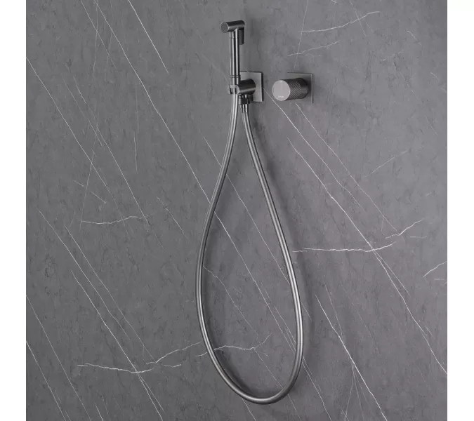 Смеситель ABBER Rund AF8725NG с гигиеническим душем, никель, Выбрать цвет: Никель, изображение 3