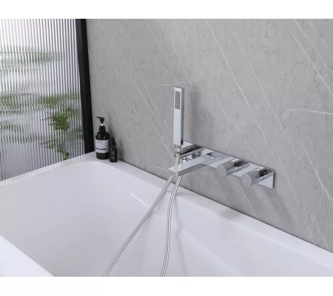 Смеситель ABBER Rund AF8730 для ванны скрытого монтажа, хром, Выбрать цвет: Хром, изображение 2