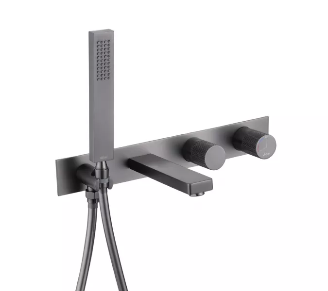 Смеситель ABBER Rund AF8730NG для ванны скрытого монтажа, никель, Выбрать цвет: Никель