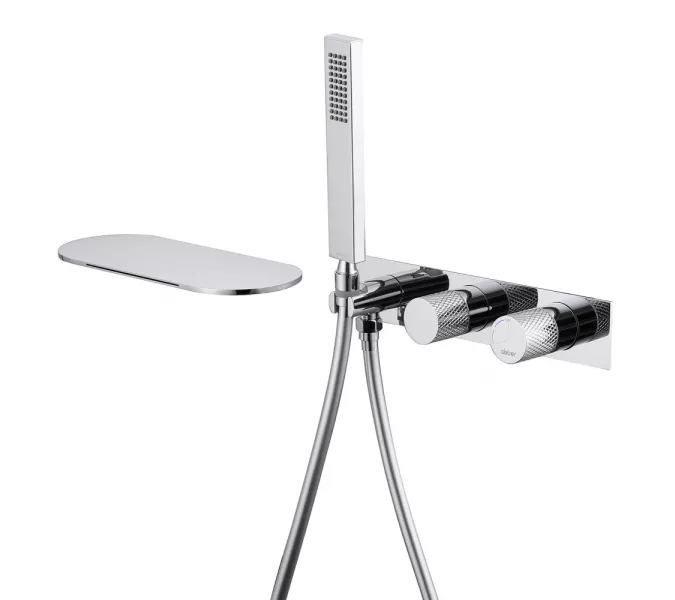 Смеситель ABBER Rund AF8731 для ванны скрытого монтажа, хром, Выбрать цвет: Хром