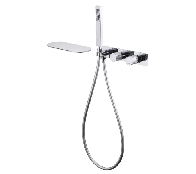 Смеситель ABBER Rund AF8731 для ванны скрытого монтажа, хром, Выбрать цвет: Хром, изображение 2